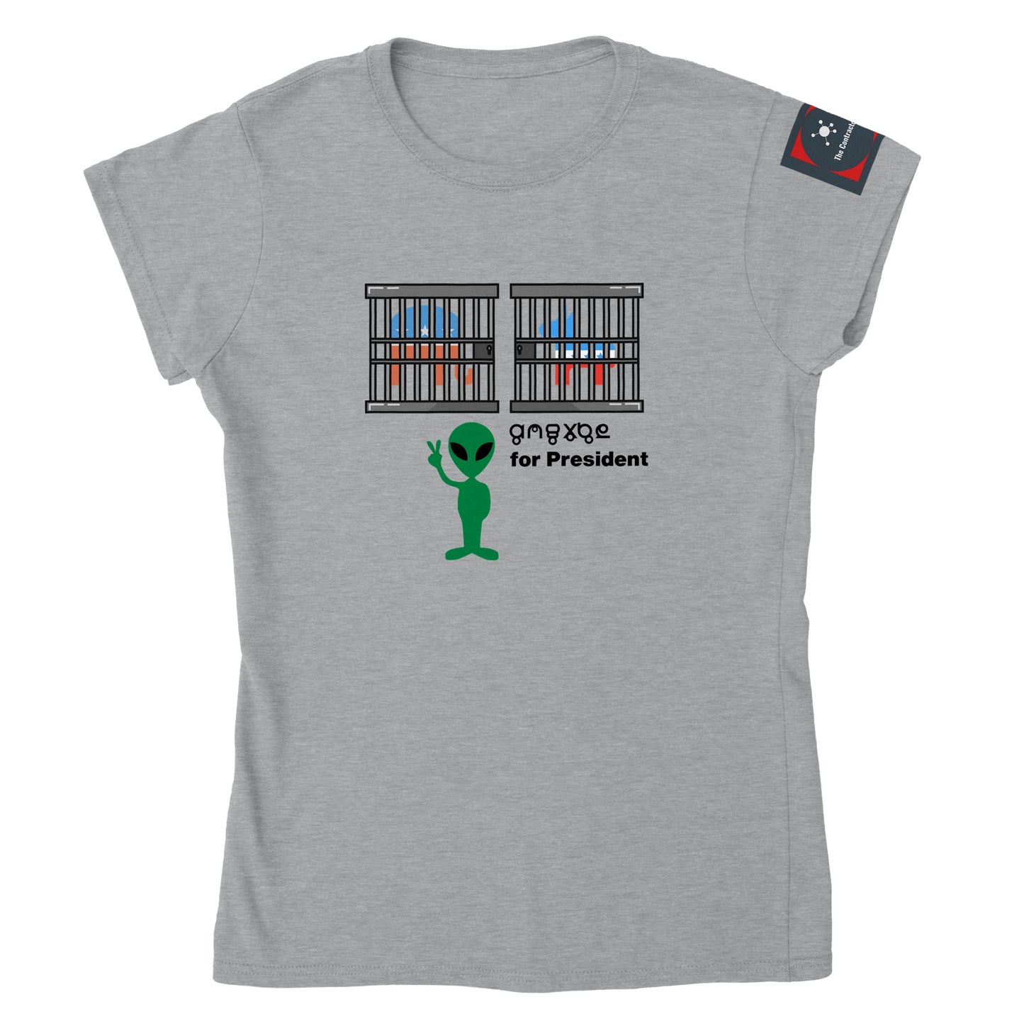 Alien for President - Classic Womens Crewneck T-shirt